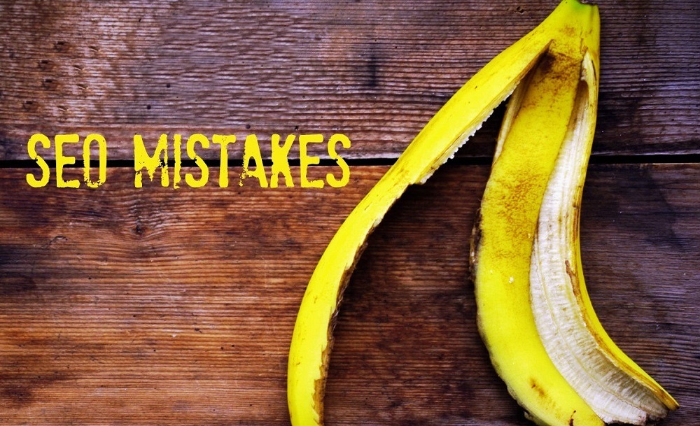 top seo mistakes image with banana