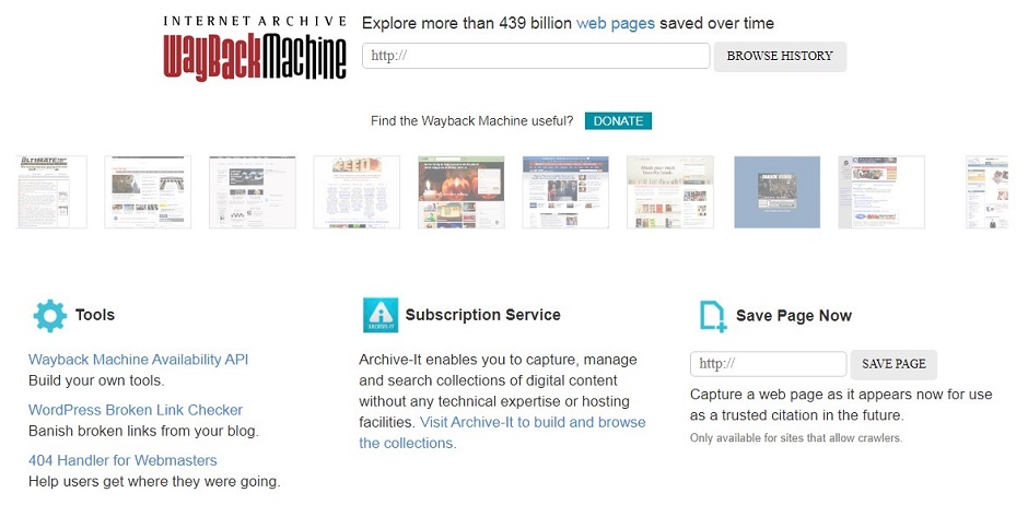 Wayback Machine