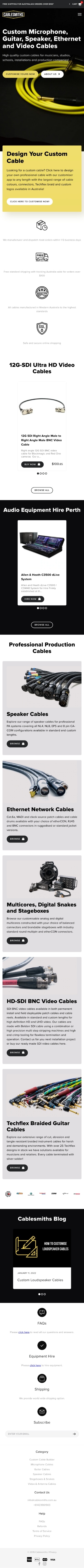 Cablesmiths Results
