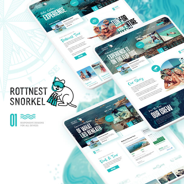 Web Design Case Study Rottnest Snorkel
