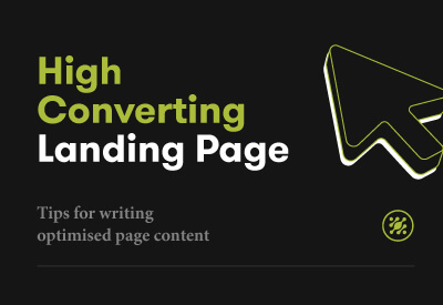 High converting landing page