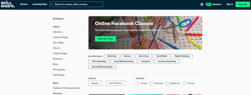 Skillshare - Facebook Training