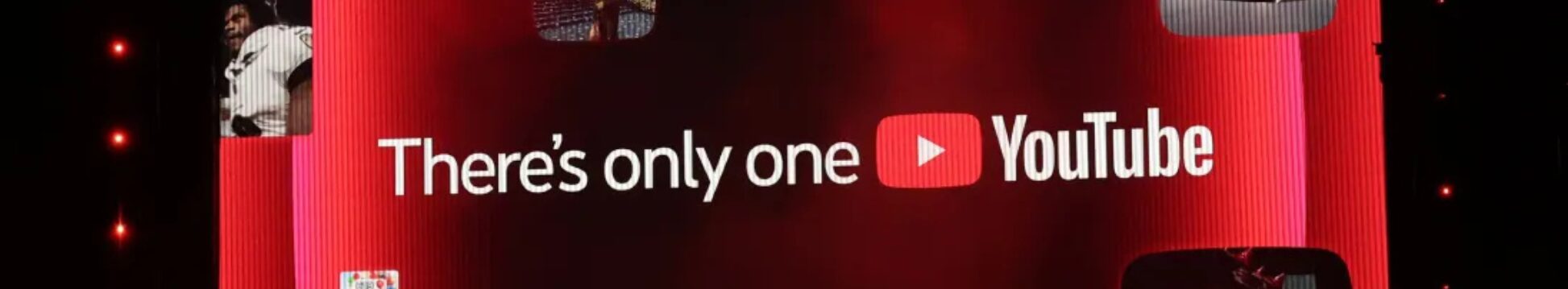 there is only one youtube graphic