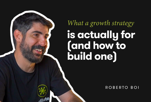 What a growth strategy is actually for